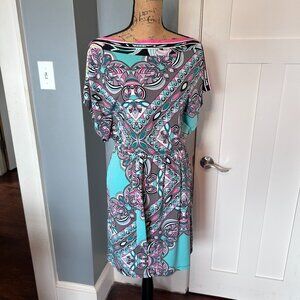 Jennifer Lopez Stretch Midi Dress